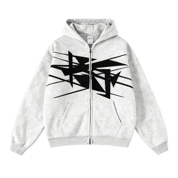 Custom High Quality Streetwear Hoodie - Fleece Blank Vintage Double Layer Acid Wash Sun Faded Distressed Pockets Hoodies